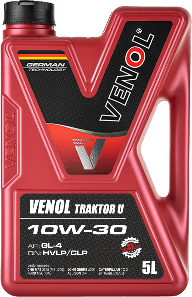 OLEJ_SILNIKOWY_VENOL TRAKTOR U HVLP CLP GL 4 10W30_5L